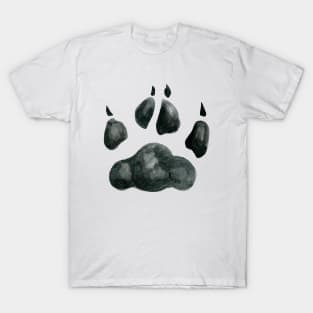 black paw T-Shirt